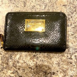 Black Snake Skin Michael Kors Wallet